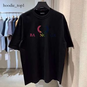 Nouveau Balanace France Paris Designer Coton Mélange T-shirts Lettre Imprimé Hommes Femmes Manches Graphiques 2B Balanace Vêtements Casual Nouveau Balanace T-shirt Col Rond 4268