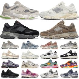 Nouveau balanace chaussures de course chaussures Nouvelles créateurs décontractés hommes femmes 9060 bricks en bois de mer sel de merde pluie nuage gris blanc vert mans entraîne