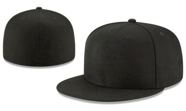 Nuevas gorras de béisbol para adultos, gorra de béisbol cerrada con cabeza para mujer y hombre, gorra de baloncesto Hiphop en blanco, gorras ajustadas de talla grande para hombre