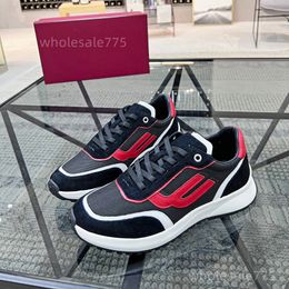 Nouveaux chaussures de chaussures décontractées pour hommes Ballys Chaussures en cuir authentiques Chaussures de sport de feuille de vache pour hommes Bali Fashion Low Low Top Sports Outdoor Sports Chaussures