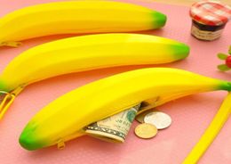 Nouveau concepteur de banane enfants sac à main enfants sacs enfant accessoires créatif dessin animé banane porte-monnaie Mini Gel de silice sac à main pièce Ba8932242