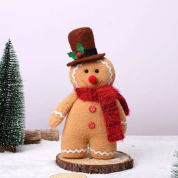 Nieuwe Banners Streamers Confetti 1pc Kerst Gingerbread Man Pop Ornamenten Kindercadeau 2024 Kerstversiering Voor Thuis Kerstboom Hanger Nieuwjaar Navidad