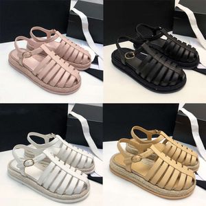 Nouveau Baotou sandale romaine femmes Espadrilles sandales marée chaussures de plage en plein air avec boîte 509