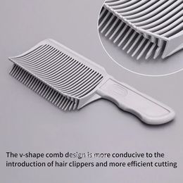 Nouveau outil de coiffure professionnelle de peigne foncière de coiffure pour les cheveux à la chaleur de cheveux graduels pour les styles effilés pour hommes