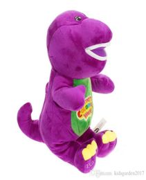 Nouveau barney le dinosaure 28cm chanter je t'aime chanson violette en peluche soft toy Doll5580733