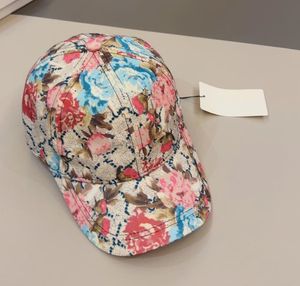 Nouveaux chapeaux de balle de baseball Casquettes pour femmes et hommes Designer 2023 Printemps Floral Fleur Os de lapin Visière incurvée Casquette Snapback Casquette Hip hop Streetwear Chapeau Amoureux Cadeaux