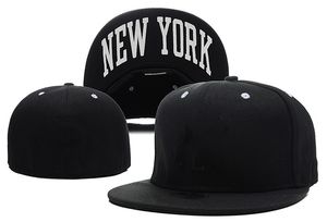 Nouvelle casquette de baseball ajustée équipe Snapbacks chapeau gris marine noir blanc casquette taille 7 1/8 1/4 3/8 1/2 3/4 5/8 8 mélange Match commander tous les chapeaux