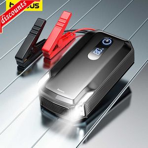 Nouveau Baseus 20000mAh Car Jump Starter Power Bank 2000A 10000mAh Chargeur de batterie de voiture Auto Emergency Booster Dispositif de démarrage Jump Start