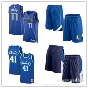 Nouveau maillot de basket-ball pour les shorts de basket-ball Dongic Nozwitzki Sports Mavericks