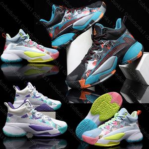Nouvelles chaussures de basket-ball pour hommes designers owen curry baskets pratiques high top soft semelles wei shao chaussures de course de 4e génération
