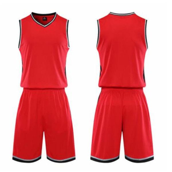 Nouveau costume de basket-ball hommes maillot de basket-ball personnalisé maillot d'entraînement sportif homme confortable maillot d'entraînement d'été 051