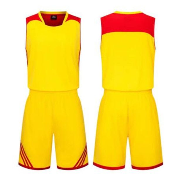 Nouveau costume de basket-ball hommes maillot de basket-ball personnalisé maillot d'entraînement sportif homme confortable maillot d'entraînement d'été 057