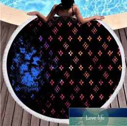 Nieuwe badhanddoek Vakantie Strandstijl Men Women Soft Lades Kwaliteit Euramerican Big Name Alphabet Beach Towel Fashion Designer