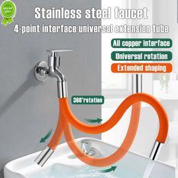 Nieuwe Badkamer Kraan Extension Universele Keukenkranen Waterkraan Nozzle 360 Rotatie Douche Extension Adapter Badkamer Accessoires