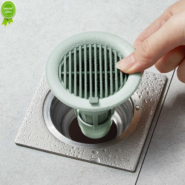 Nouveau Salle De Bains Douche Crépine De Plancher Drain De Sol Drain De Noyau Anti-Refoulement Attrape-Cheveux Filtre À Cheveux Évier Cuisine Déodorant Vidange