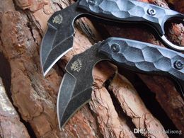 NOUVEAU bec olécrane griffe AUS-8 G10 chasse camping couteaux de survie couteau cadeau de Noël 1pcs échantillon livraison gratuite