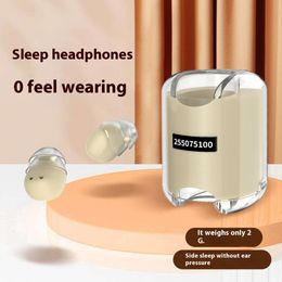 Nuevos auriculares Bluetooth de estilo de frijoles con batería alta, música de sueño, auriculares Bluetooth ultra pequeños TWS