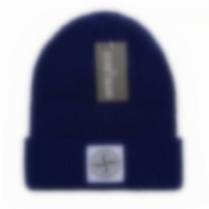 Nouveau Beanie Designer bonnet de luxe ISLAND bonnet chapeau tempérament polyvalent bonnet tricoté chapeau chaud lettre STONE design chapeau 17 couleurs P-10