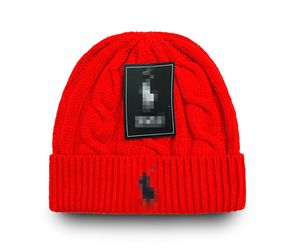 Nieuwe Beanie Designer beanie luxe polo beanie hoed temperament veelzijdige beanie gebreide muts warme letter POLO design hoed 22 kleuren L-1