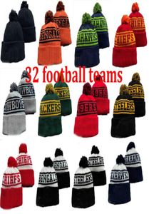 Nieuwe Mutsen Hoeden American Football 32 teams Sport Winter Mutsen Gebreide bal wereldwijd verzonden7025720