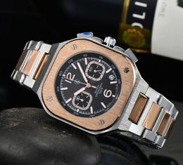 New Bell Watches Global Limited Edition Stainless Steel Business Chronograph Ross Luxury Date Fashion Casual Quartz herenhorloge 06