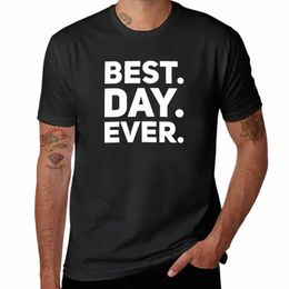 Nouveau meilleur jour de tous les temps T-shirt surdimensionné t-shirts vêtements esthétiques t-shirt uni t-shirt court hommes chemise d'entraînement a1oP #