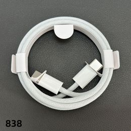Nieuwe Beste kwaliteit gevlochten USB C Naar USB C datakabel PD 60W Voor iPhone 15 Pro Max plus Type C Snel Opladen Kabel 838DD