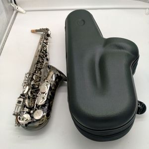 Nieuwe Beste Kwaliteit Duitsland JK SX90R Keilwerth Altsaxofoon Zwart Nikkel Zilver Legering Altsax Messing Muziekinstrument Case