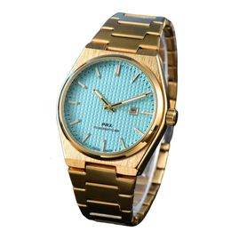 Nieuw bestverkopend merk Quartz Sky voor heren, eenvoudig en stijlvol horloge met stalen band, antiroest