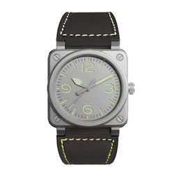 Nuevo reloj superventas reloj de acero inoxidable con disco cuadrado de moda sin escala