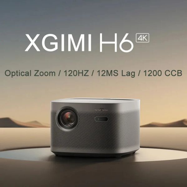 Nuevo proyector XGIMI H6 4K más vendido 1200CCB Lumens 120Hz con óptico sin pérdida Zoom Cinema 3D Android Smart Projorador