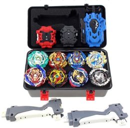 Nieuwe Beyblade Burst Bey Blade Speelgoed Metalen Funsion Bayblade Set Opbergdoos Met Handvat Launcher Plastic Doos Speelgoed B145 B149 b150 201218788560