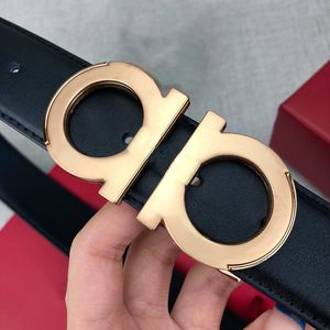 Nouvelle grande boucle ceinture ceintures de créateur pour hommes femmes largeur 3.8CM mode luxe plaine en cuir ceintures ceinture