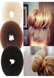 Nieuw groot haarbroodje prinses donuts gehaktball hoofddeksel haaraccessoires hoofdband haarkleding haarstyling tool7340450