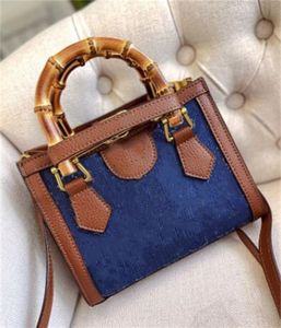 Dames Diana Bamboe Tassen Luxe Designer Mode Schouder Handtassen Vrouwen Bakken Kettingen Telefoon Tas Portemonnee Cross body Metallic Vintage Temperament 2 maat