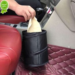 Nouvelle poubelle noire peut emballer un sac étanche à poubelle de voiture pour une petite fuite de voiture de voiture de voiture - Sac à ordures de voiture avec poche latérale 1pc