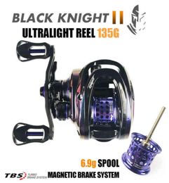 Nieuwe BLACK KNIGHT II 135g Ultralight BFS Baitcaster Reel 69g Spool Finesse Bait Casting Vissen Coils Shad Rollen voor Bass Forel W23424397
