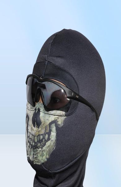 New Black Mask Ghost 6 Skull Balaclava Ski Ciclismo Ciclismo Ciclismo Calentador Cara completa Ghost1968557