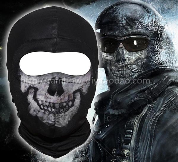 New Black Mask Ghost Simon Riley Skull Balaclava Ski Cycling Cycling Skateboard Hearmer Full Full Full193e293d1048822