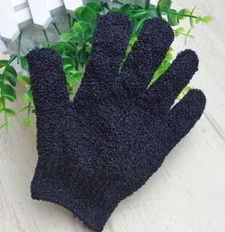 Nouveaux gants de nettoyage de corps en nylon noir