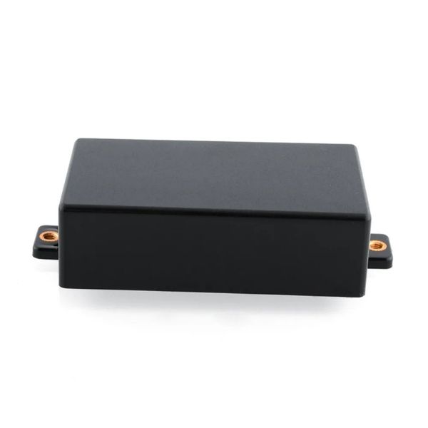 Nuevo plástico negro sellado humbucker cubierta de cubierta para piezas de guitarra de sq st humbucker cubierta de humbucker para guitarra sq st