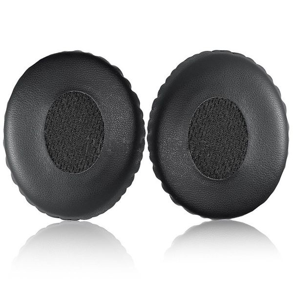 Coussinets d'oreille noirs coussinets d'oreille de remplacement coussins coussinets en mousse souple pour casque QC3 OE/OE1 sur l'oreille OE