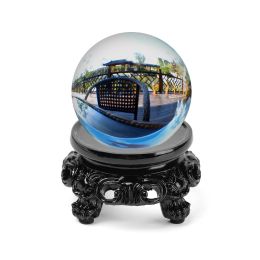 Nouvelle résine noire Crystal Ball Base Sphere Piedstal European Style Home Deccffire Stand Stand Photography Accessoires Ornement ACCESSOIRES