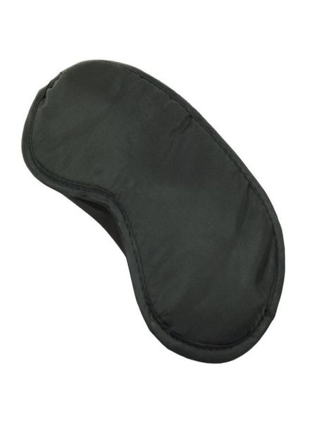 Nouveau tissu en satin noir Sexy Masque Black Eye Patch Bought Roll Adult Games Flirt Sponge Soft Sex Toy Sleep Sex Products For Couples5995210