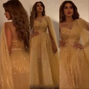 Nouveau bling arabe aso ebi gold paillettes brillantes robes de bal sexy paillettes paillettes de robe paillette usure illusion robes de fête formelles robes de soirée