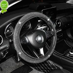 NIEUWE BLING AUTO STUUREN WIEL DOCKEER Universele 38 cm stuurwielbeschermer Kaste diamantauto-accessoires voor vrouwelijke meisjesauto-dingen