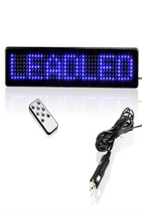 Nouveau panneau d'affichage défilant de signe de Message Programmable de LED de voiture bleue de 12V avec l'affichage à distance de LED 3553712