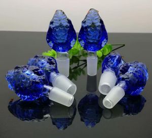 Nouveau Blue Cobra Bubble Head Bongs En Verre Pipe À Fumer Conduites D'eau Plate-Forme Pétrolière Bols Brûleur