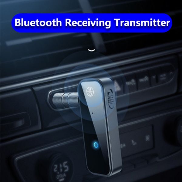 Nouveau Bluetooth 5.0 Transmetteur Récepteur 2 in1 Adaptateur Sans Fil 3.5mm Audio Stéréo AUX Adaptateur Pour Voiture Audio Musique Mains Libres Casque en gros