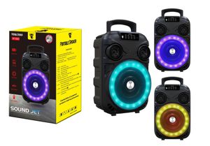 Nieuwe Bluetooth Audio Verlichting Subwoofer Luidsprekerversterkers Draagbare USB Tf Fm Aux-ingang Multifunctionele oplaadbare batterij Disco